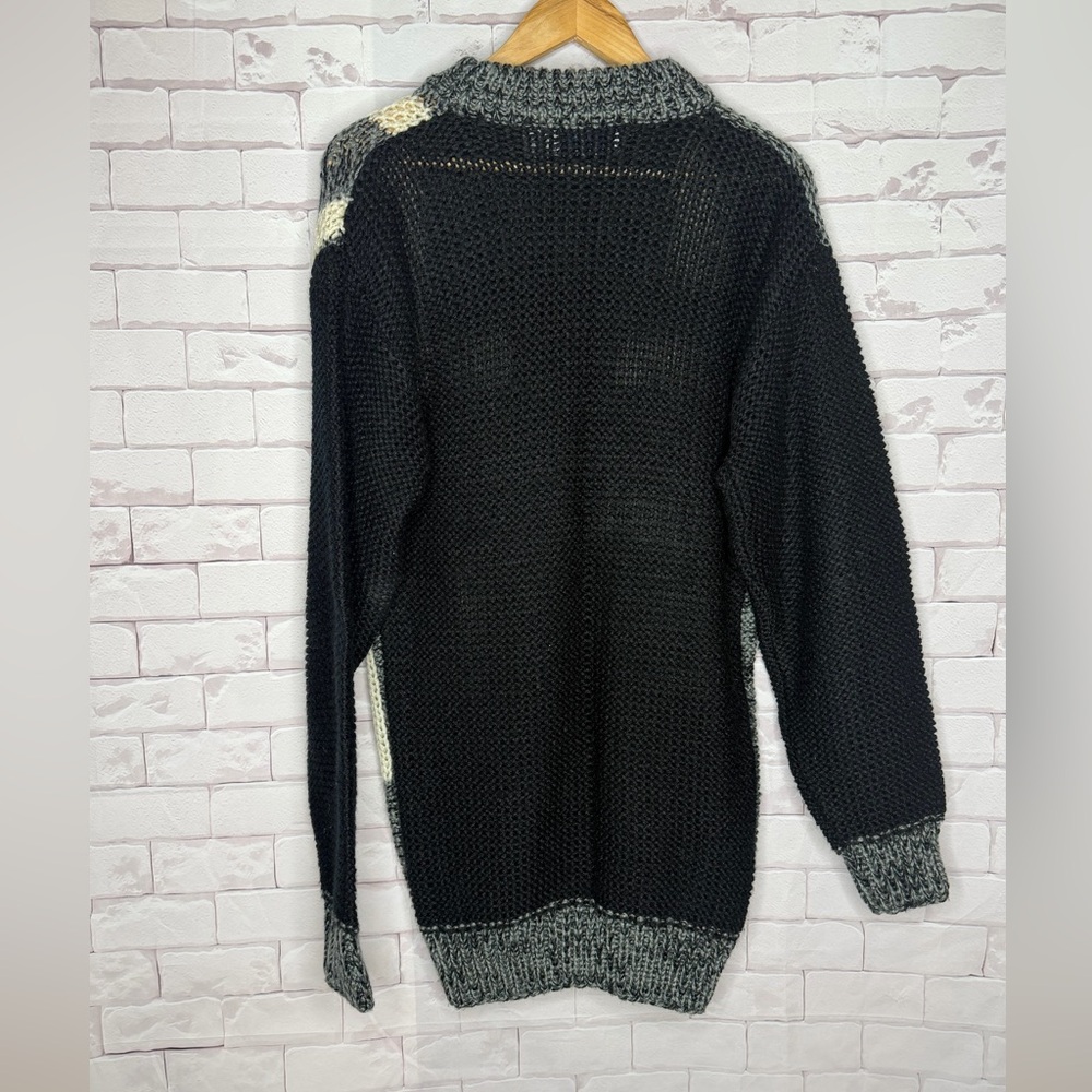 Vintage‎ Circola Moda Chunky Knit Sweater | 90s Grunge Cozycore Oversized / Med - Picture 5 of 7